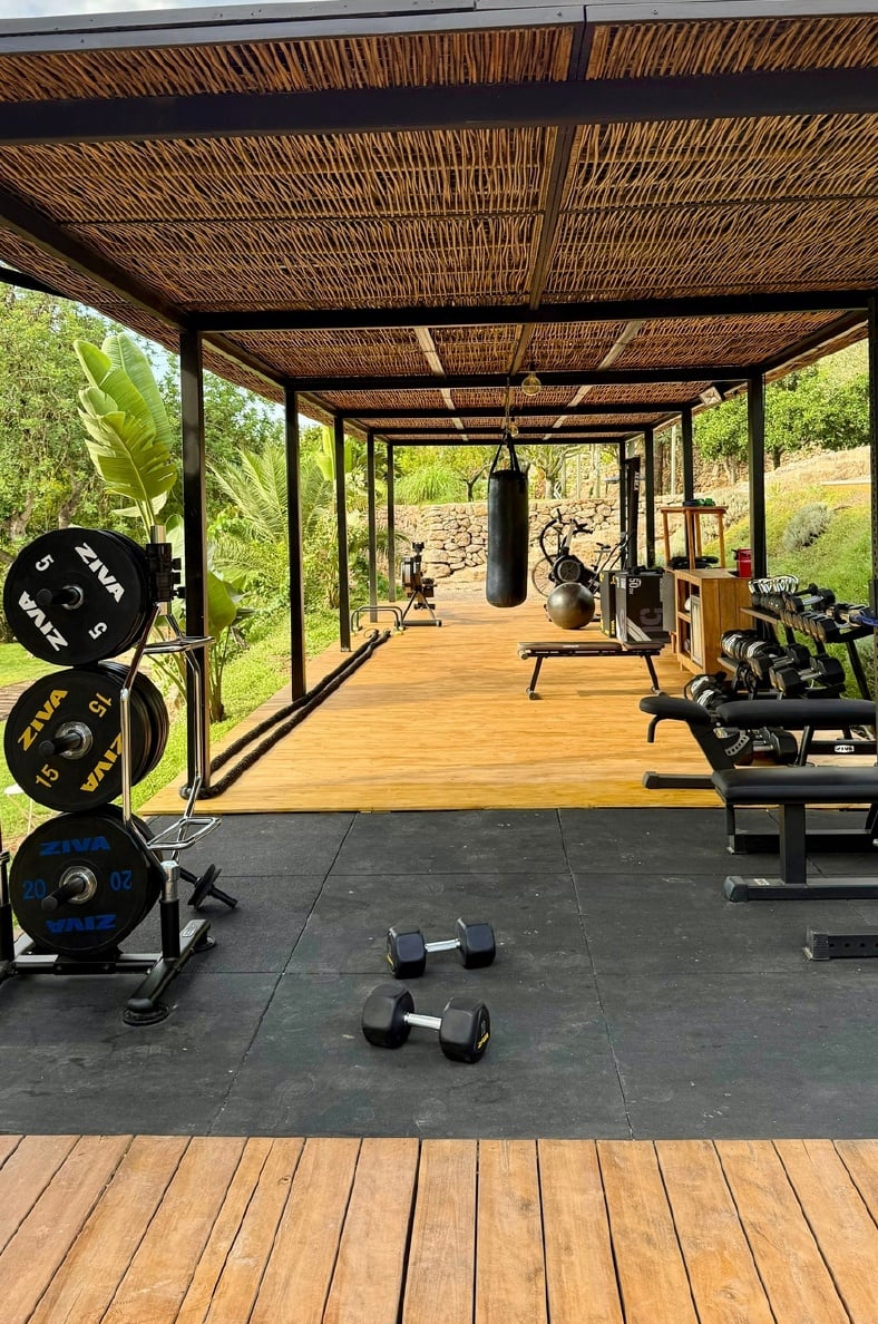 The outdoor gym